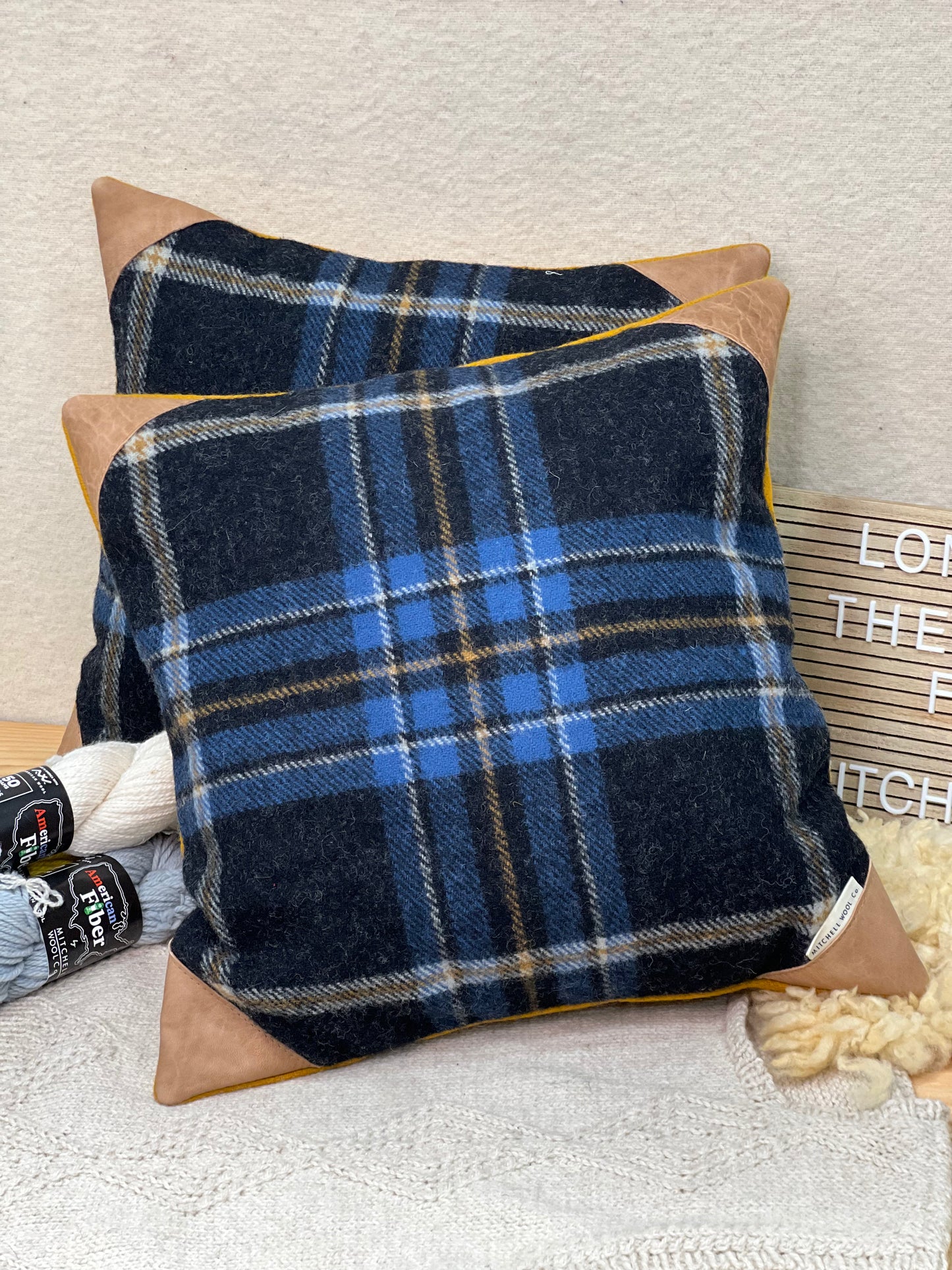 WOOL THROW PILLOWS