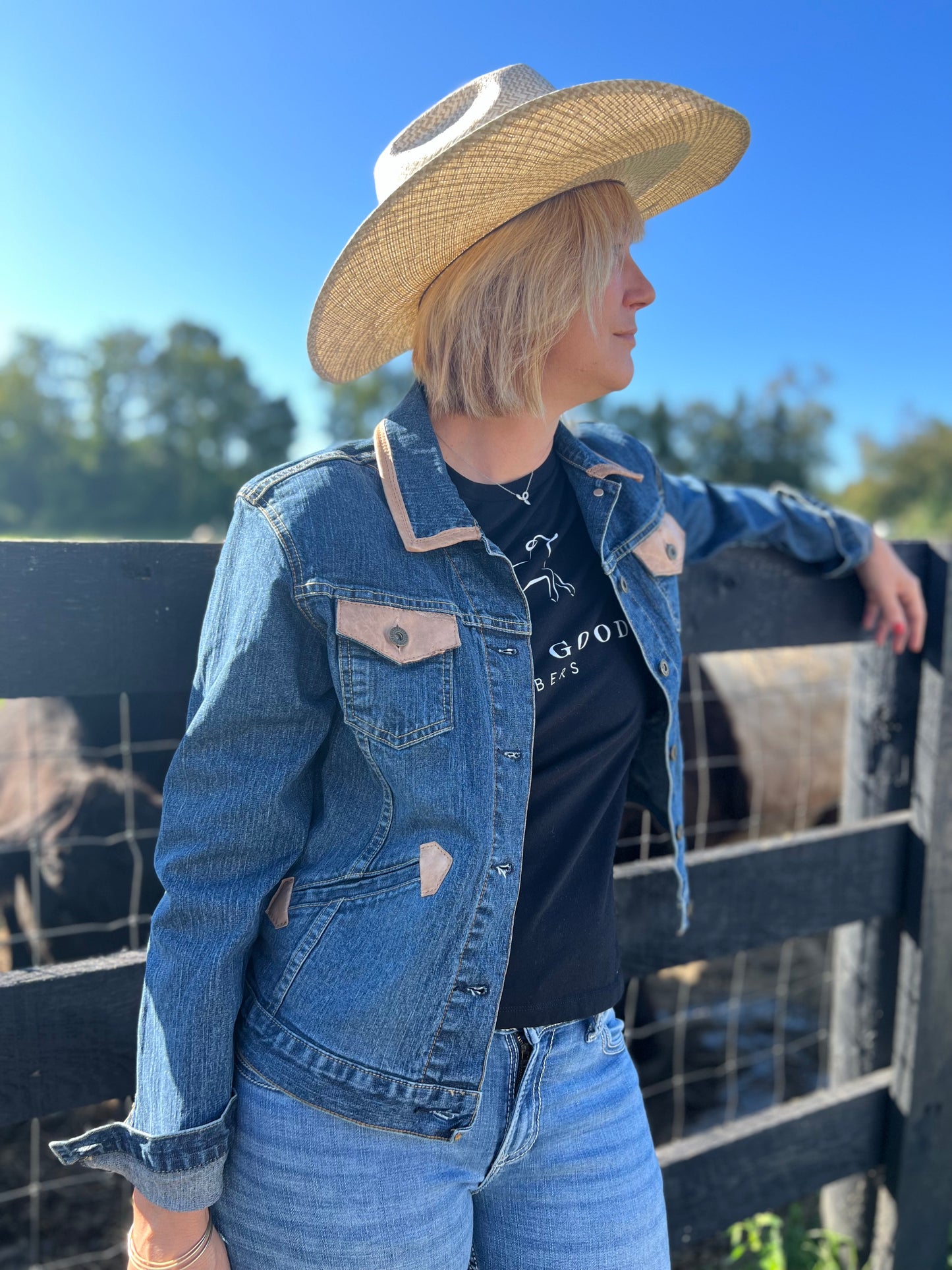 Cowgirl Jacket - Vintage Denim & Pendleton Wool