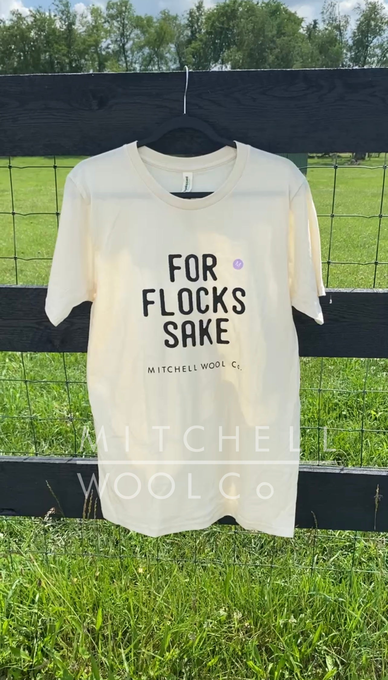FOR FLOCKS SAKE- Organic Cotton Tee Shirt
