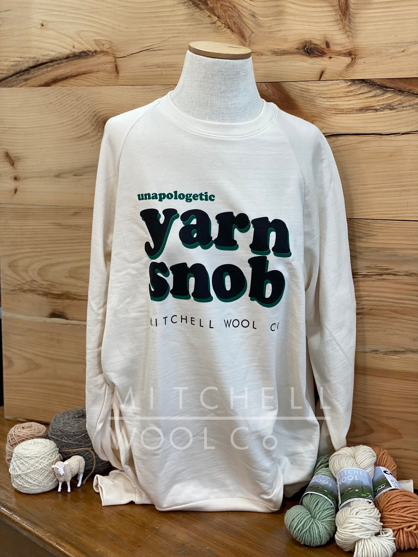 YARN SNOB - Natural Organic Cotton Sweatshirt