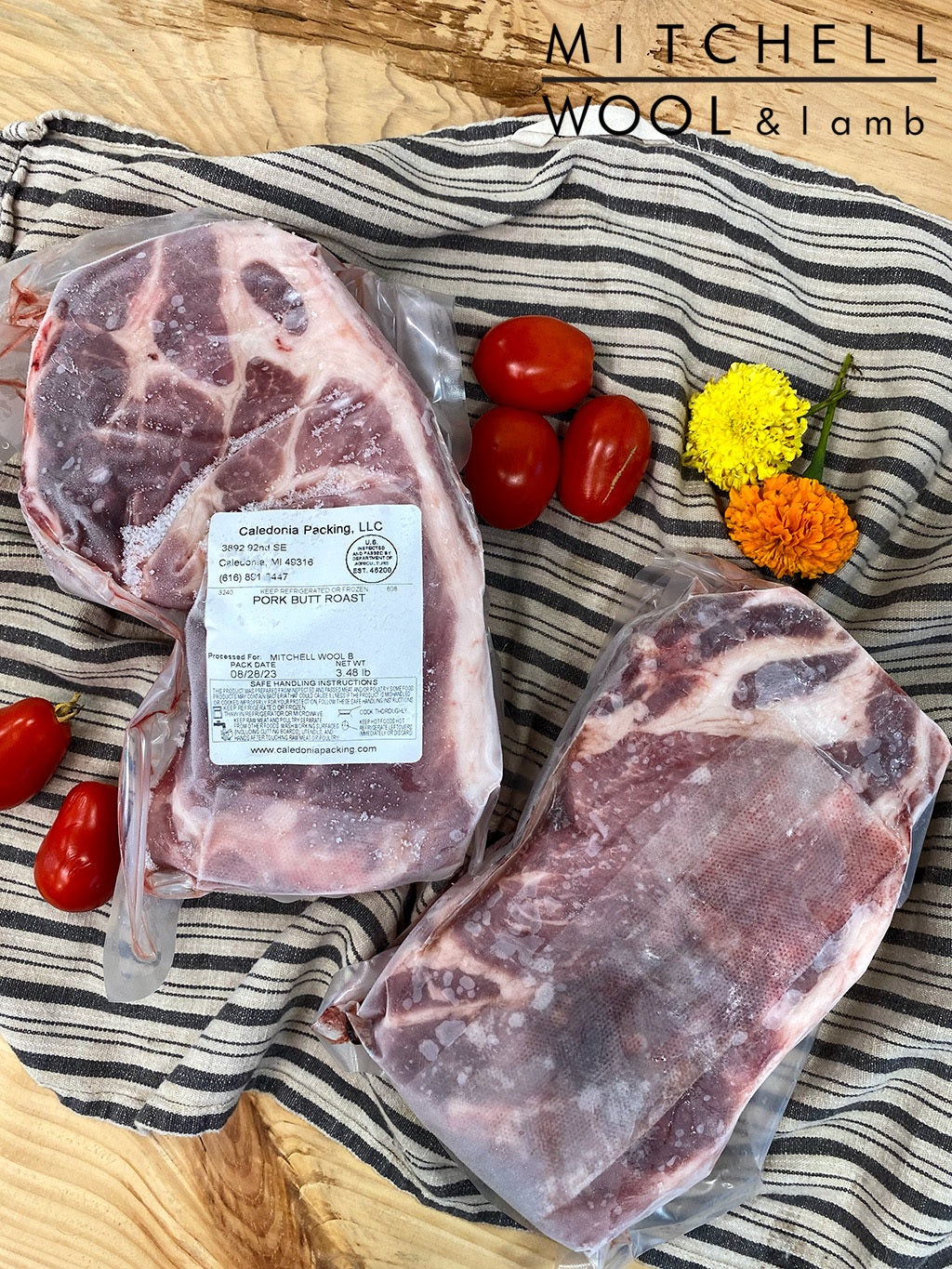 Boston Butt Roast- Single cuts Pasture Raised/Corn Free Pork