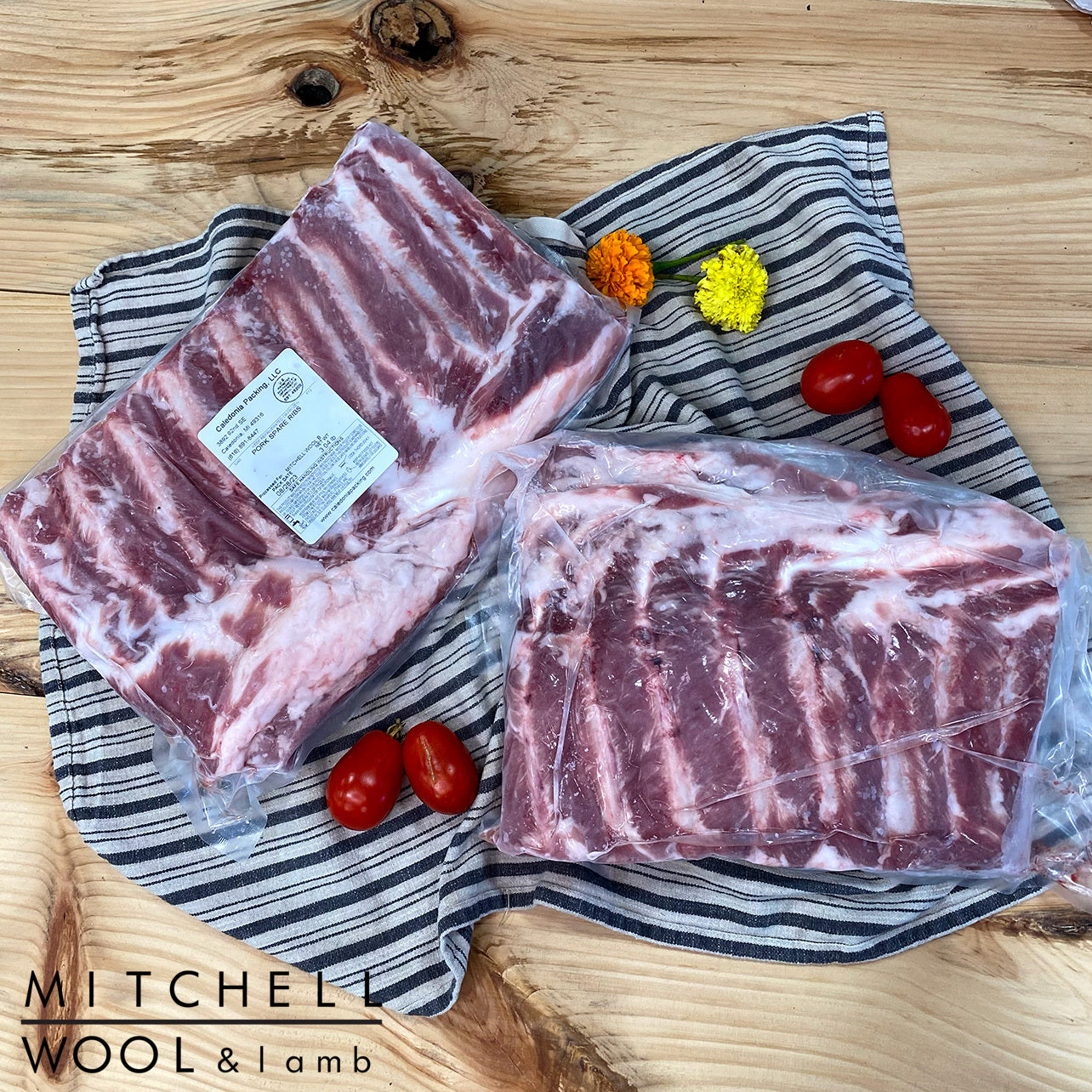 Spare Ribs- Single cuts Pasture Raised/Corn Free Pork