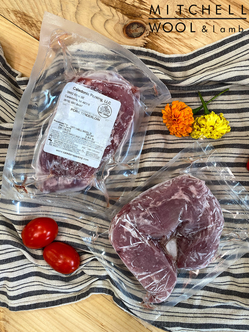 Pork Tenderloin- Single cuts Pasture Raised/Corn Free Pork
