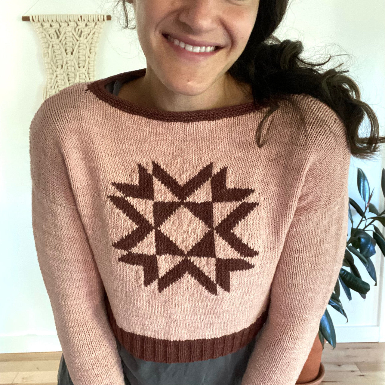 Fingering weight colorwork sweater in chest sizes 34-70" *size inclusive* - Main 505-1035 yards and contrast is 215-445 yards