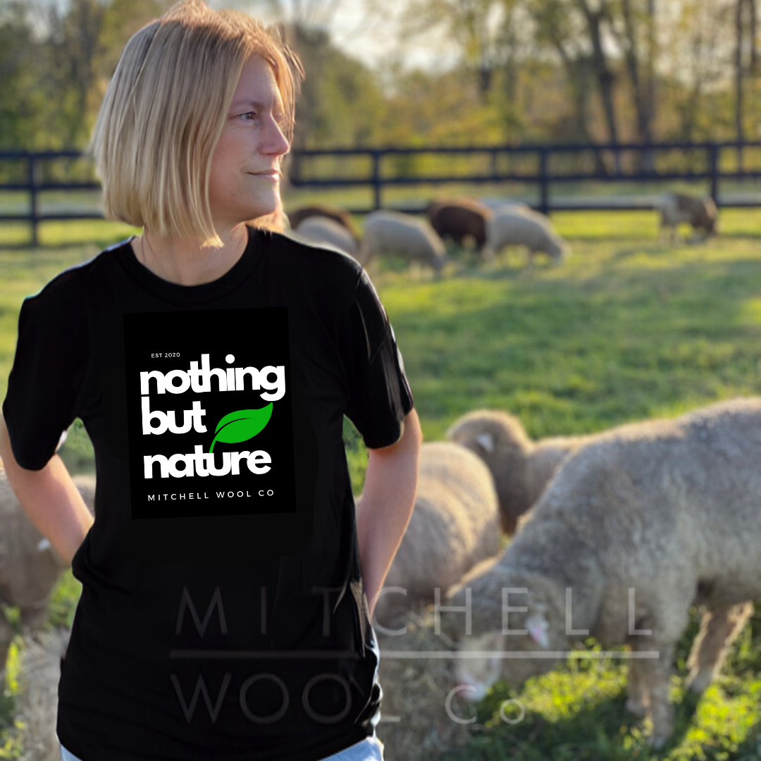 NOTHING BUT NATURE - NEW FOR 2025 Natural Organic Cotton Tee Shirt