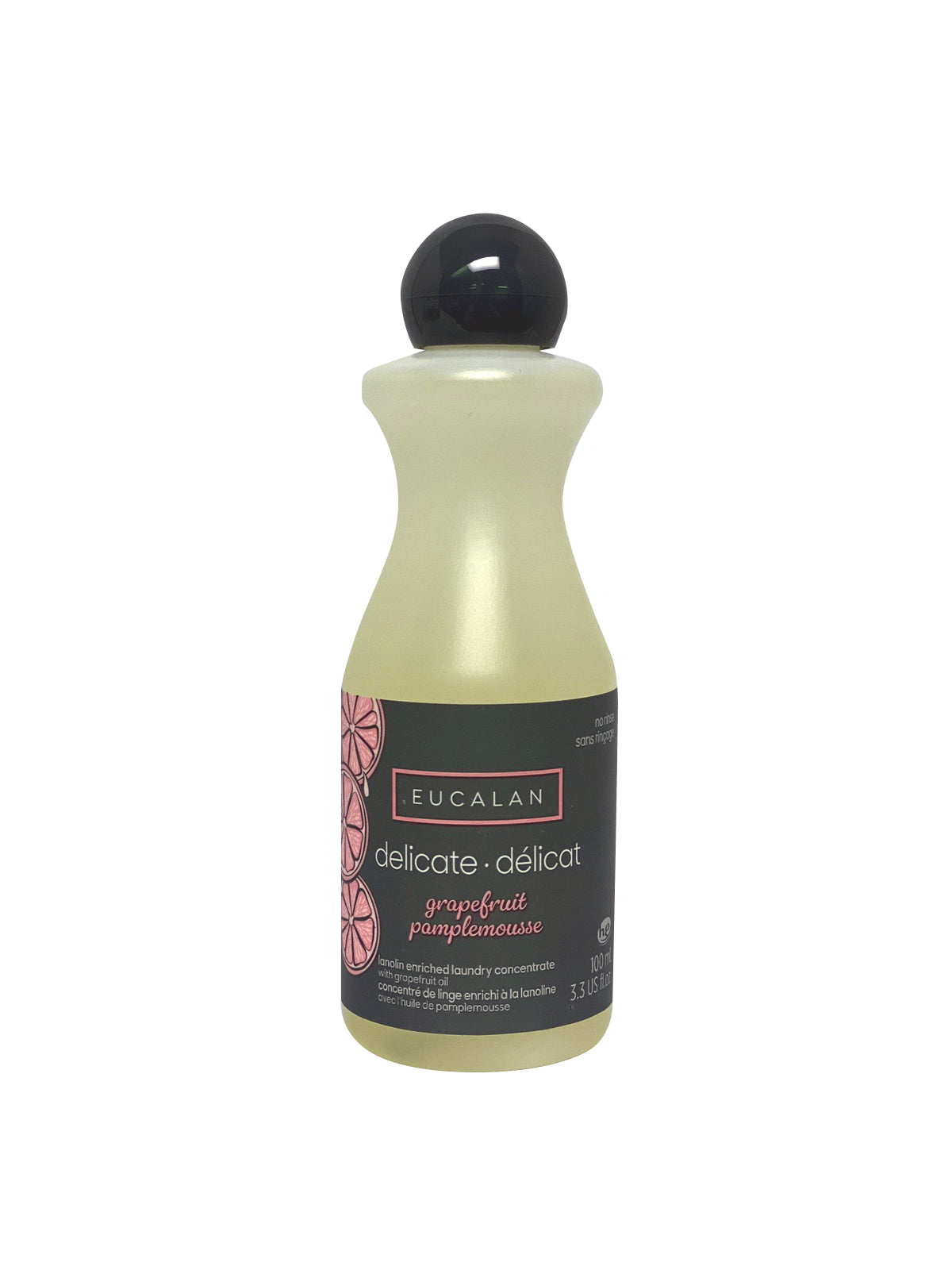 3.3 ounce bottle of Eucalan Grapefruit for 20 washes