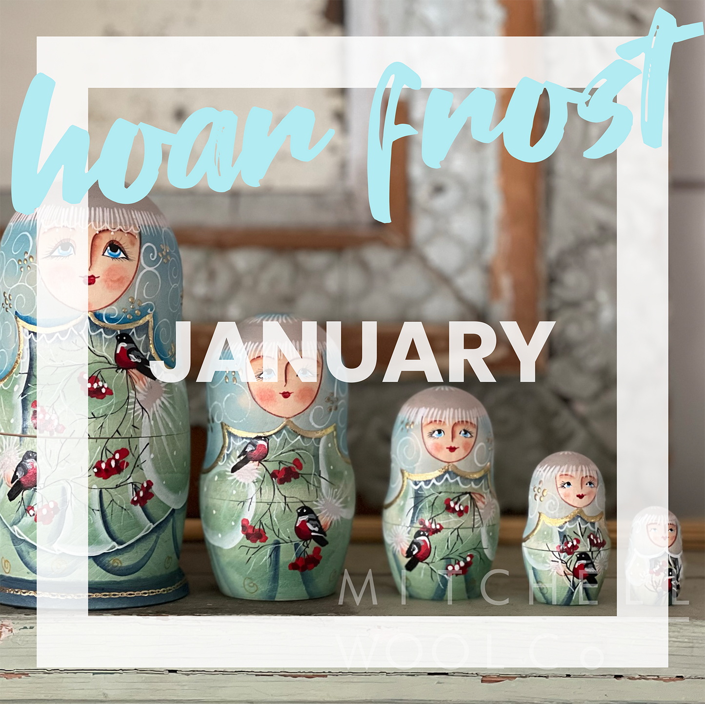 HOAR FROST the color for January