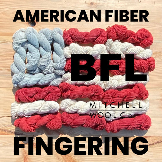 AMERICAN FIBER - BFL FINGERING YARN