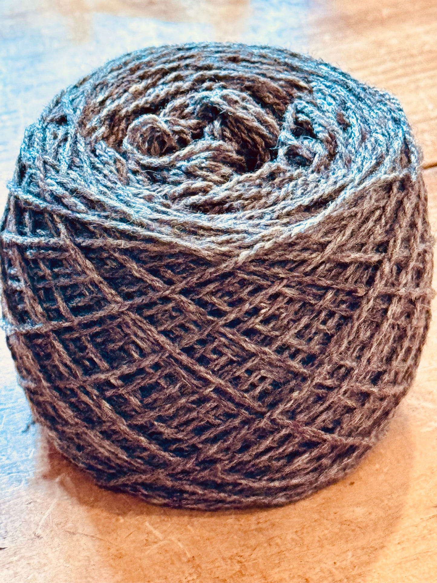 Brown Cormo SOCK with SILK