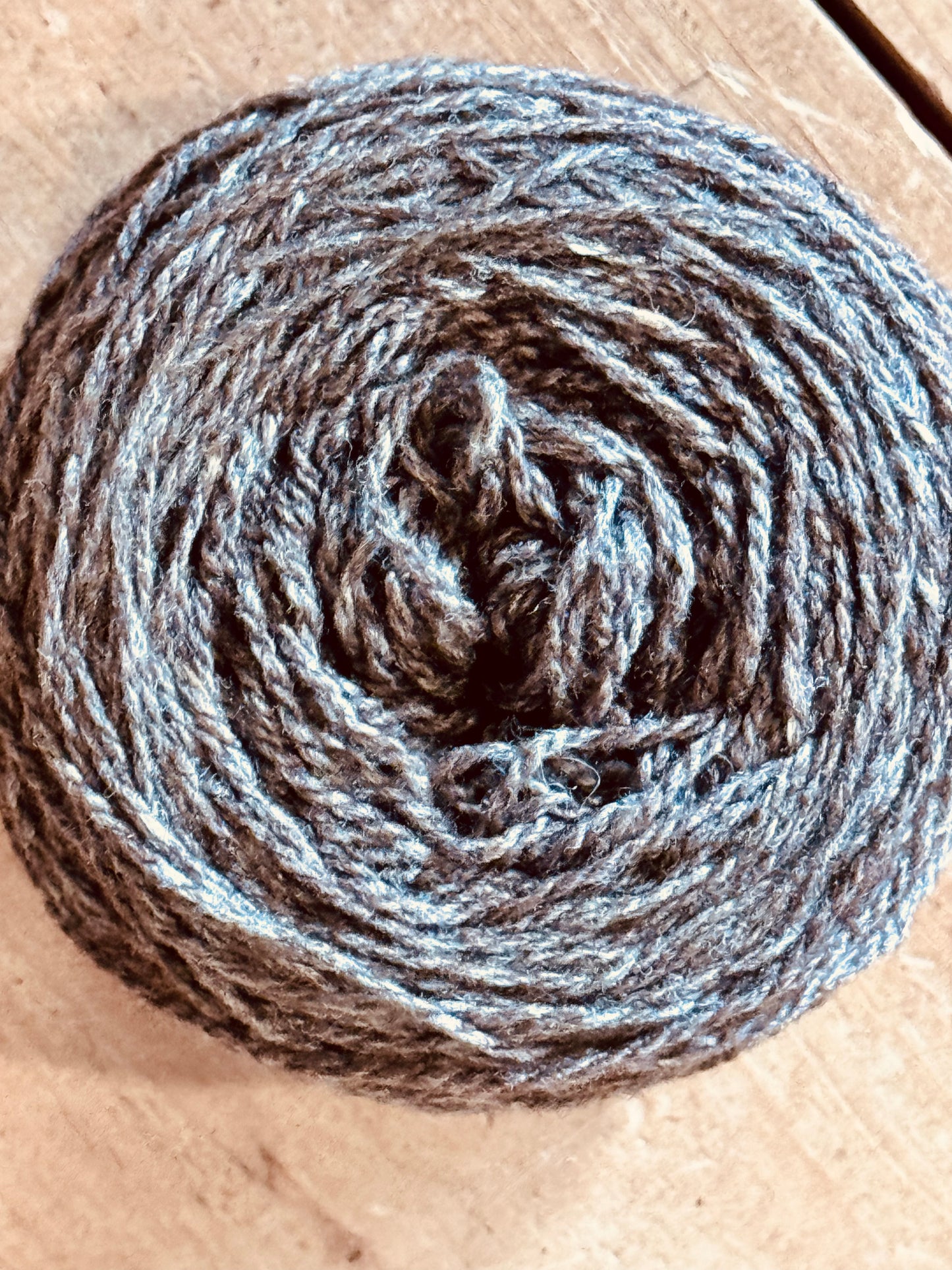 Brown Cormo SOCK with SILK