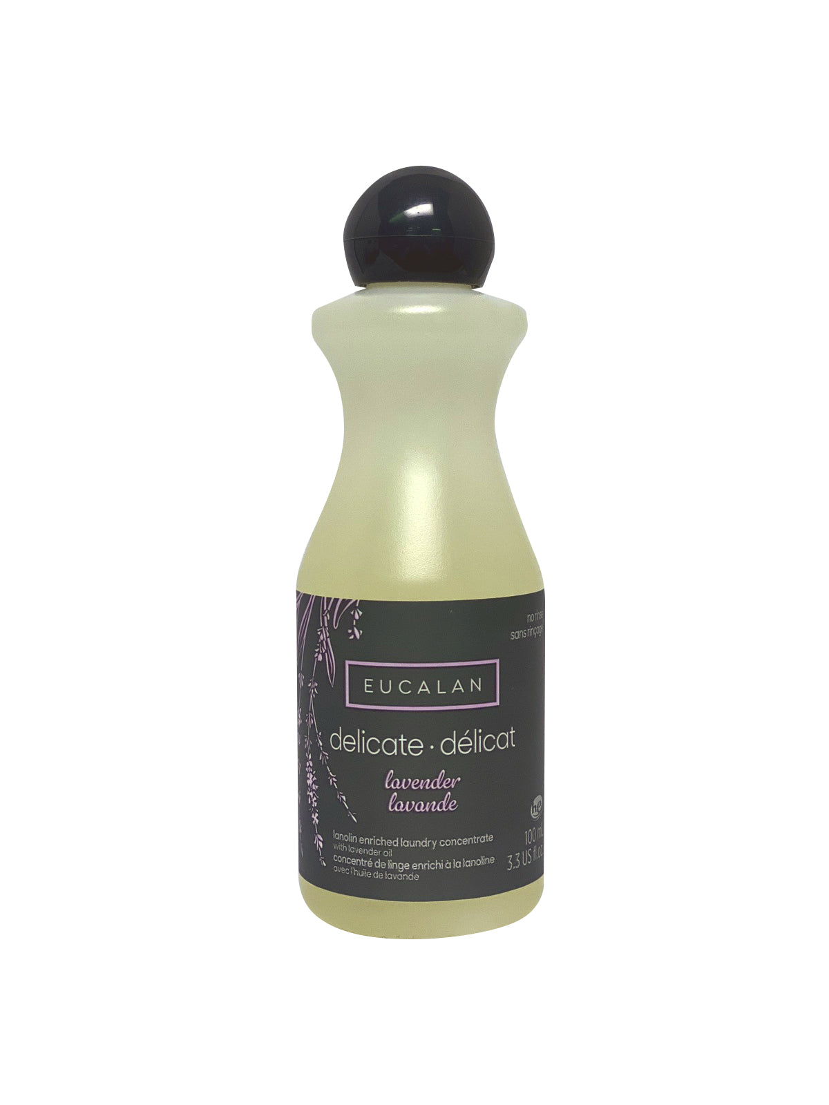 3.3 ounce bottle of Eucalan Lavender for 20 washes