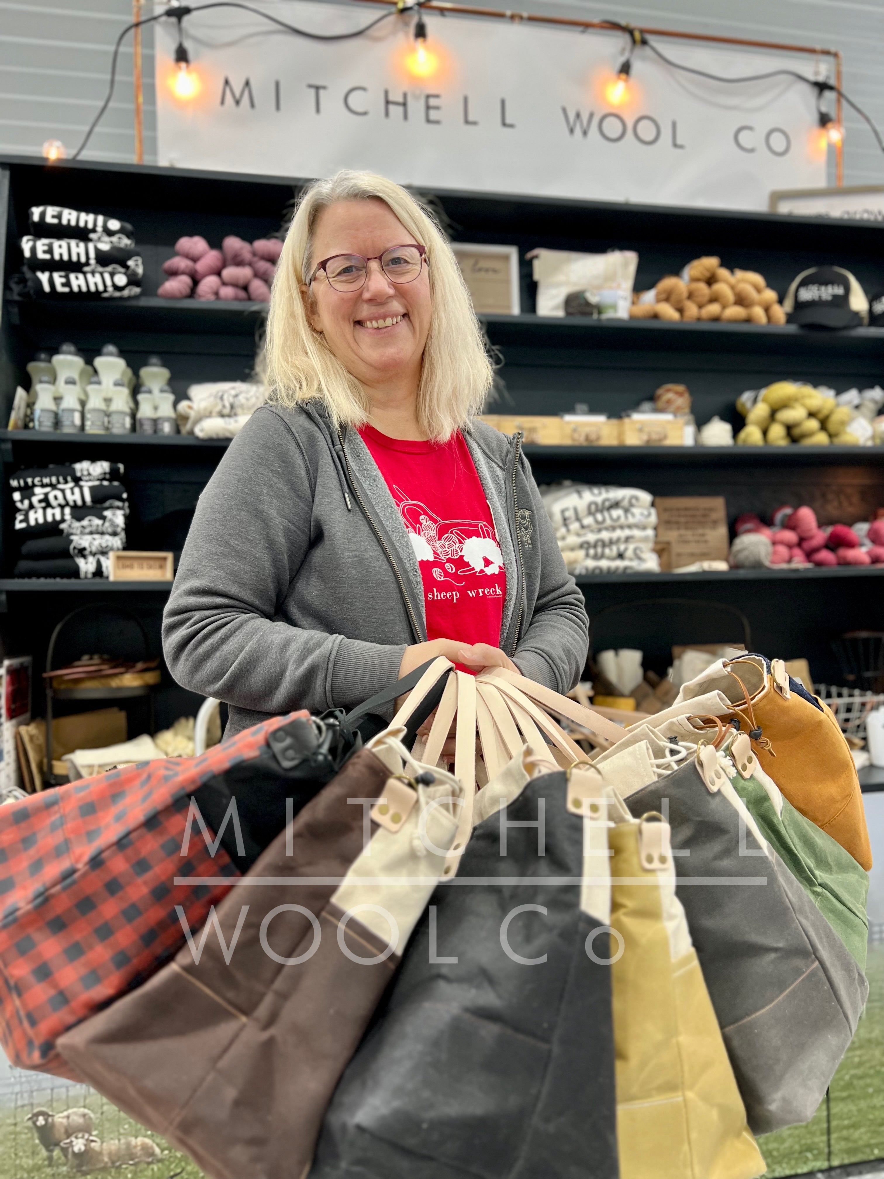 Cindy- maker of all the bags